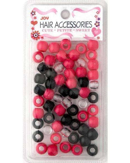 Joy Round Plastic Beads Large Size 50Ct Asst Color