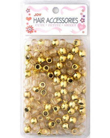 Joy Large Hair Beads 240ct Gold Metallic & Glitter