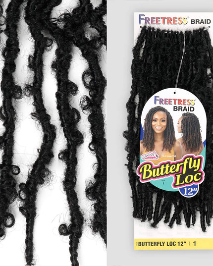 FreeTress Crochet Braids Butterfly Loc 12"