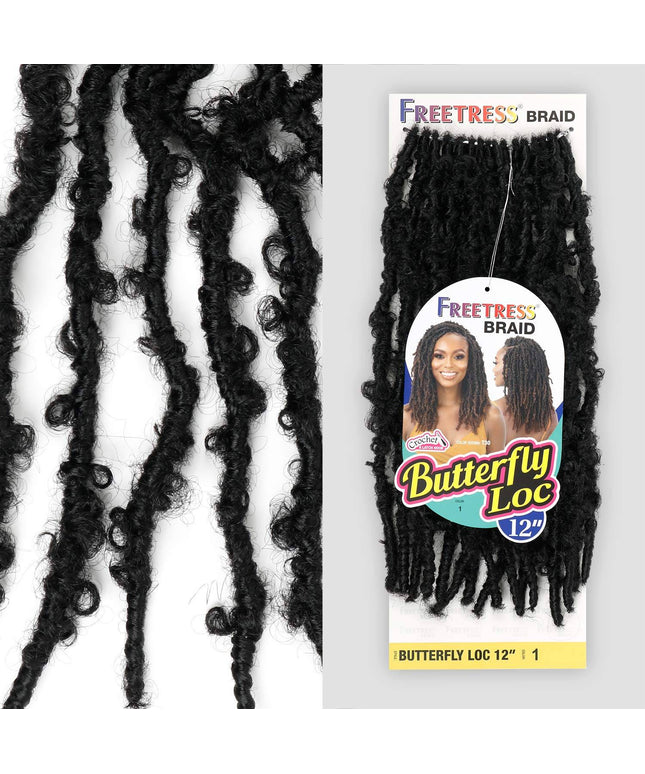 FreeTress Crochet Braids Butterfly Loc 12"