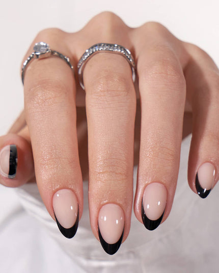 Leopard French Press On Nails | Short Almond Square Brown