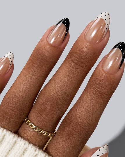 French Tip Press On Nails Bulk- Short Square Elegant Spring