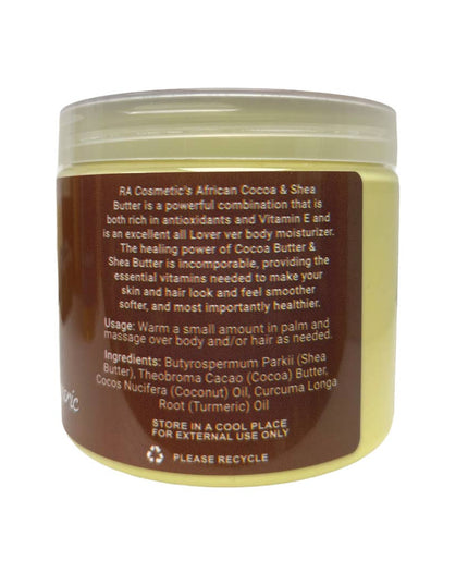 Whipped Cocoa & Shea Butter w/ Turmeric Oil, 12oz