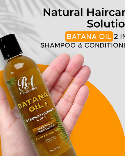 Batana Oil Strengthening 2N1 Shampoo & Conditioner, 8oz