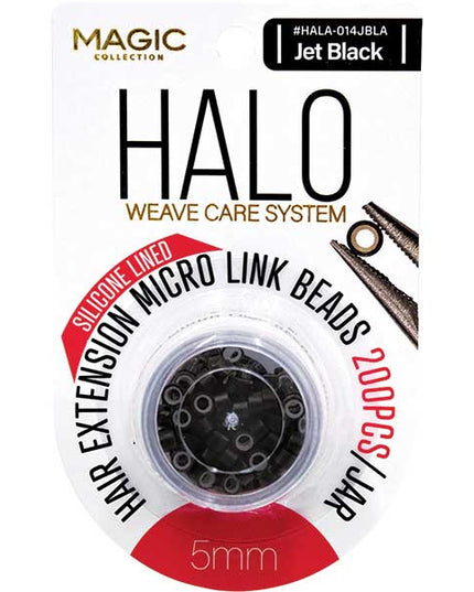 HALO SILICONE LINED MICRO LINK BEADS 5MM 200PCS JAR ASSORT