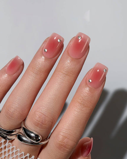 32pcs Short Almond Press On Nails