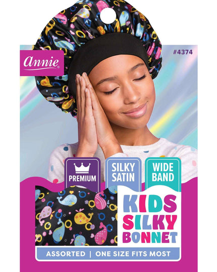 Annie Premium Kid's Silky Wide Edge Bonnet Dual Layer Asst