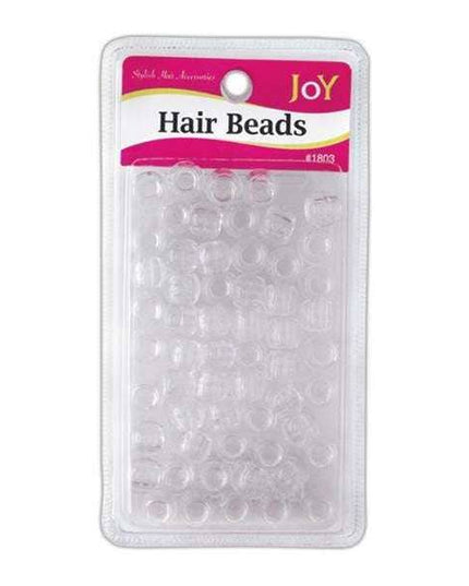 Joy Large Hair Beads 60Ct Clear