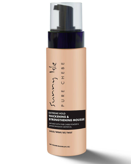 Sunny Isle Pure Chebe Extreme Hold Thickening & Strengthening Mousse 8oz