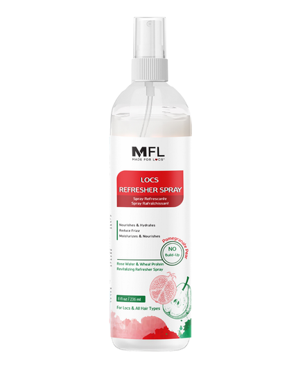 Locs Rose-Water Refresher Spray | 8 oz