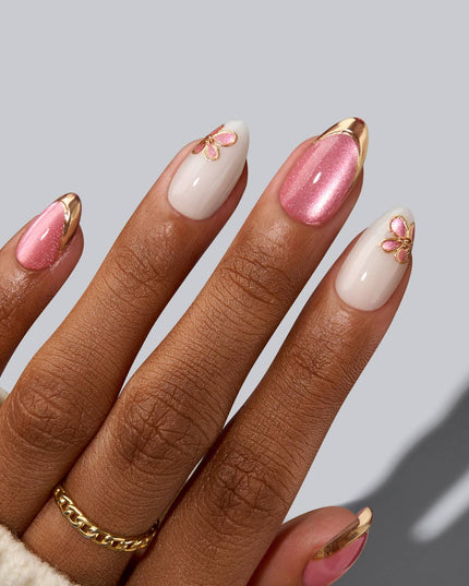 Leopard French Press On Nails | Short Almond Square Brown