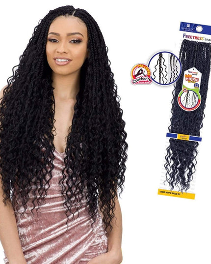 FreeTress Crochet Braids Boho Hippie Braid 22"