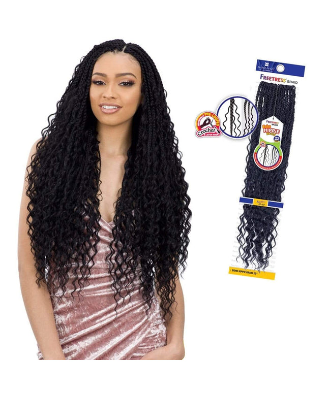 FreeTress Crochet Braids Boho Hippie Braid 22"