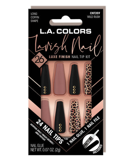 LA Colors Lavish Luxe Finish Nail Tip Kit #CNT469 - Kindred Spirit