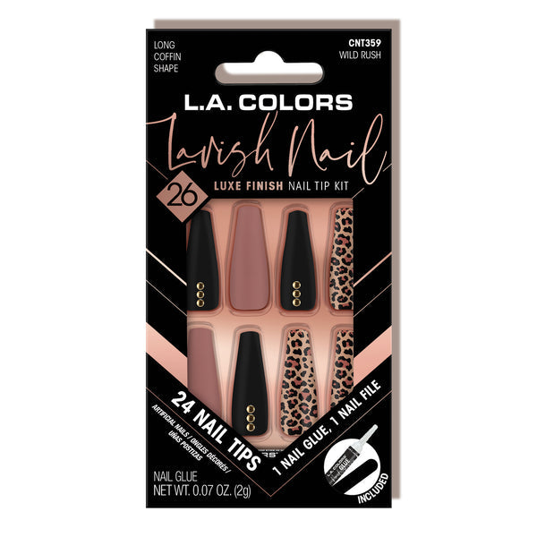 LA Colors Lavish Luxe Finish Nail Tip Kit #CNT469 - Kindred Spirit