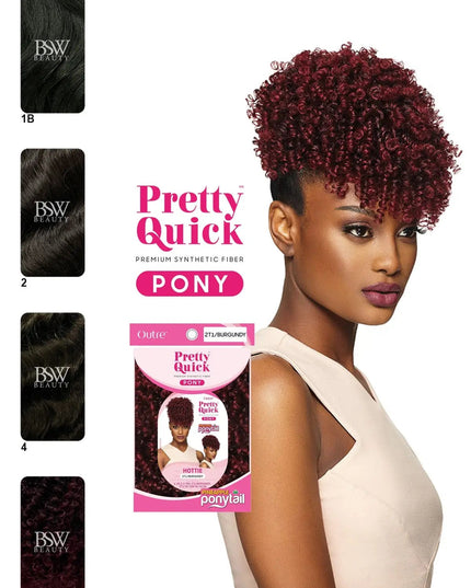 Pretty Quick Pinapple Ponytail Hottie Color: 4
