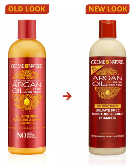Creme of Nature Argan Oil Sulfate-Free Moisture & Shine Shampoo 12oz