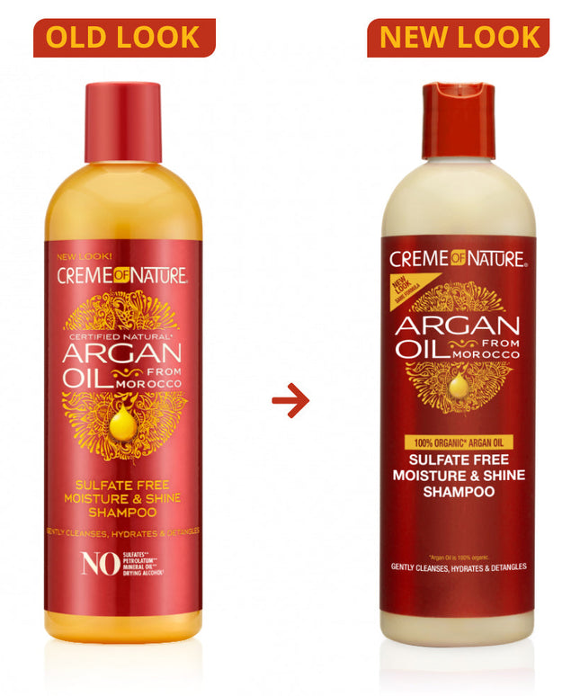 Creme of Nature Argan Oil Sulfate-Free Moisture & Shine Shampoo 12oz