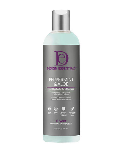 Design Essentials Peppermint & Aloe Shampoo 12oz