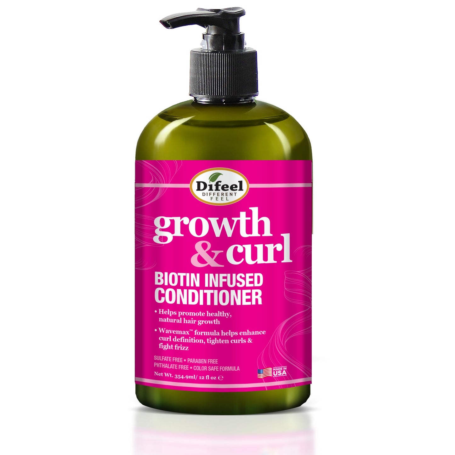 Difeel Growth & Curl Biotin Conditioner 12oz