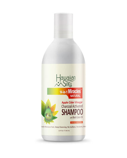 Hawaiian Silky Apple Cider Charcoal Vinegar Shampoo 12oz