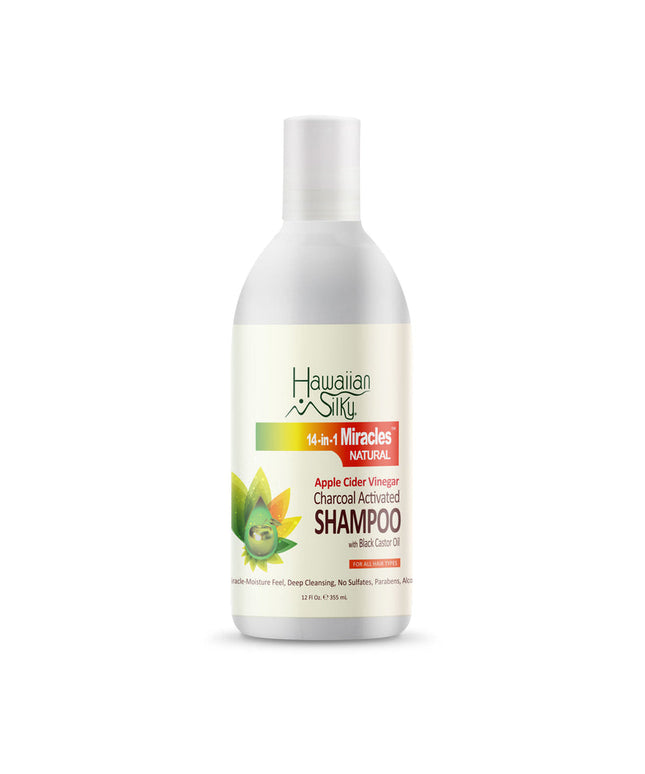 Hawaiian Silky Apple Cider Charcoal Vinegar Shampoo 12oz