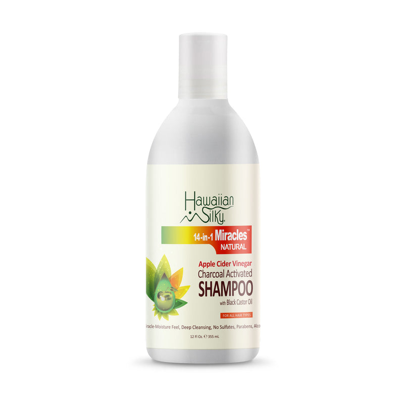 Hawaiian Silky Apple Cider Charcoal Vinegar Shampoo 12oz
