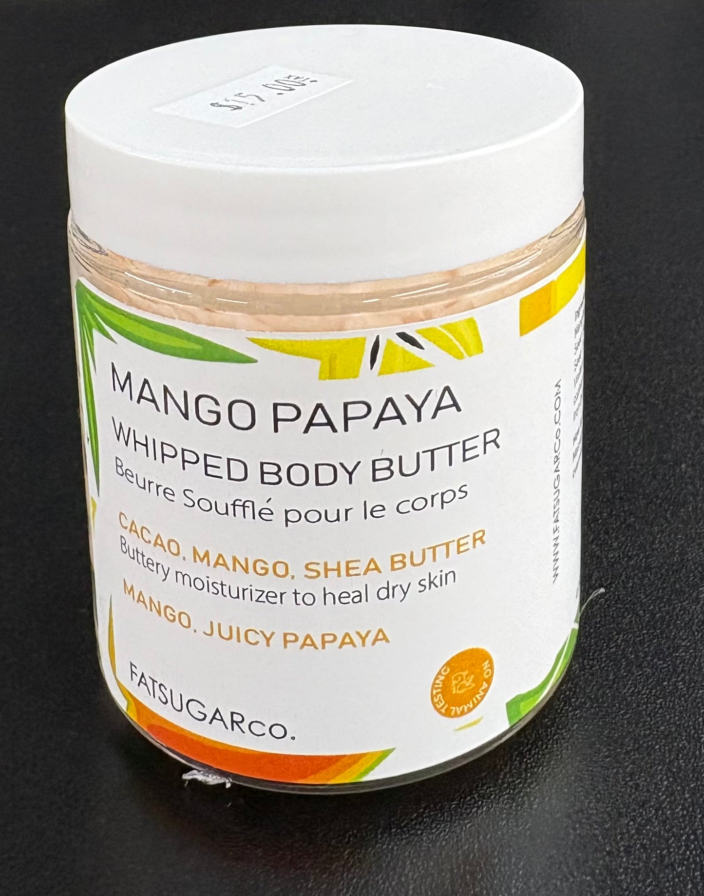Fatsugar Co- Papaya Mango Body Butter 4oz
