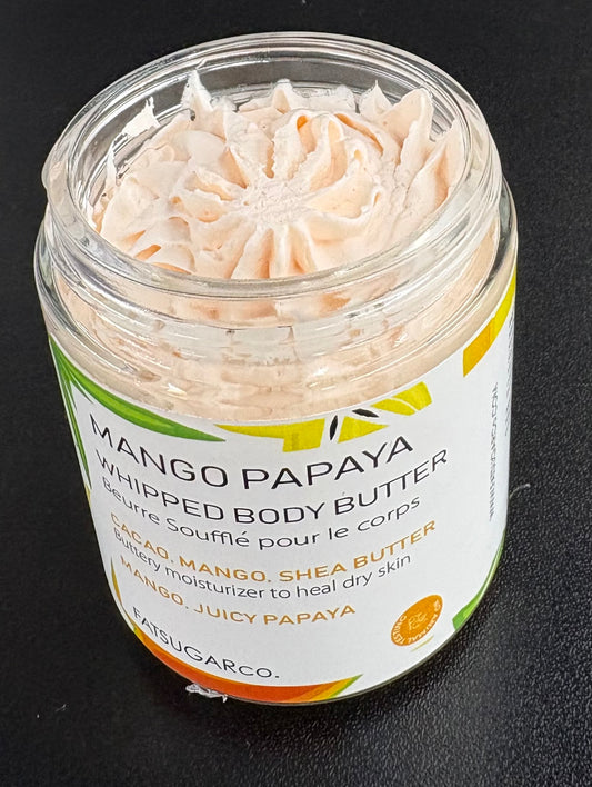 Fatsugar Co- Papaya Mango Body Butter 4oz