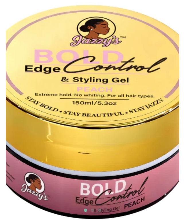Jazzy's- Bold Edge Control- Peach 5.30z