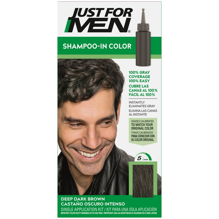 Just For Men Shampoo In Color Deep Dark Brown