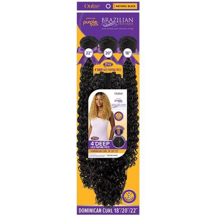 Purple Pack Brazillian Bundle Humanblend 18" 27