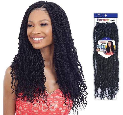 Freetress Synthetic Pre Looped Crochet Braid 3X GORGEOUS TWIST 18"