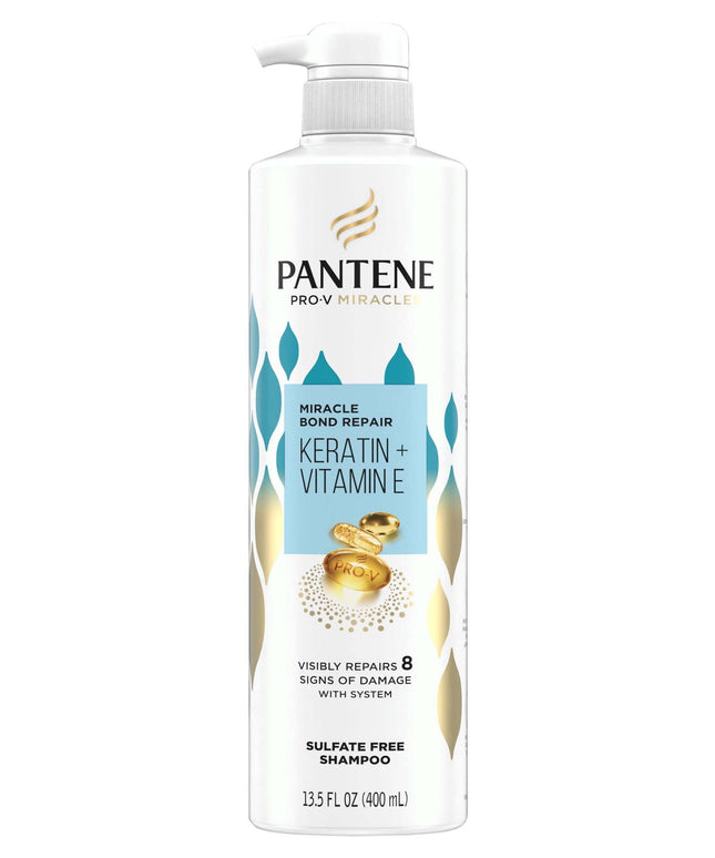 Pantene Keratin Vitamin E Sulfate Shampoo 13.5 Oz