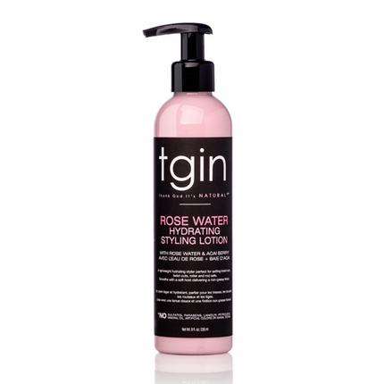 Tgin Rose Water Hydrating Styling Lotion 8oz