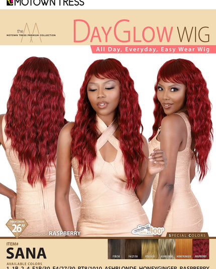 Motown- Dayglow Wig Sana Ashblonde