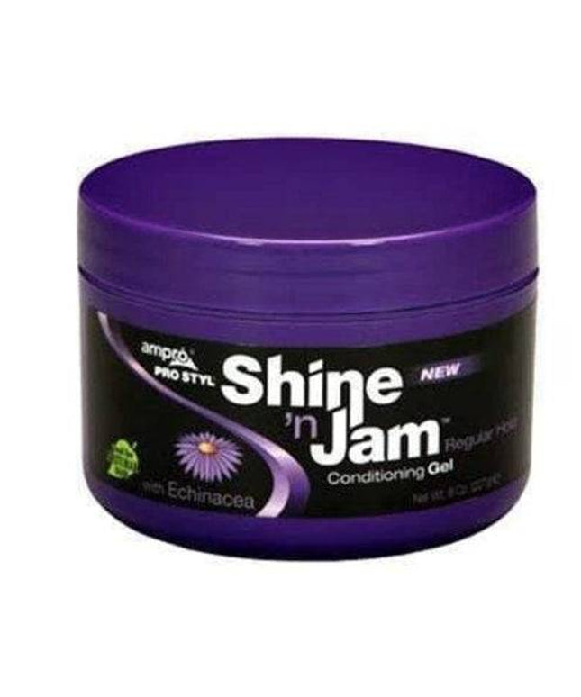 Ampro Shine n' Jam Conditioning Gel Regular Hold - 4OZ