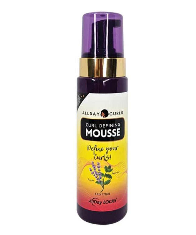 Allday Curls Curl Defining Mousse 8OZ