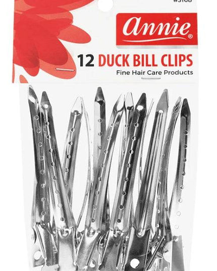 Annie 12Pc Duck Bill Clips