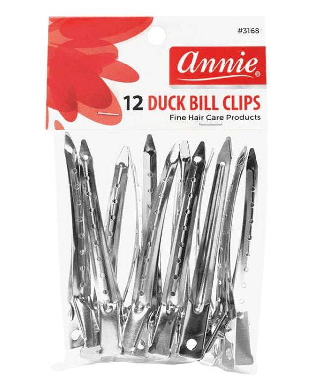 Annie 12Pc Duck Bill Clips