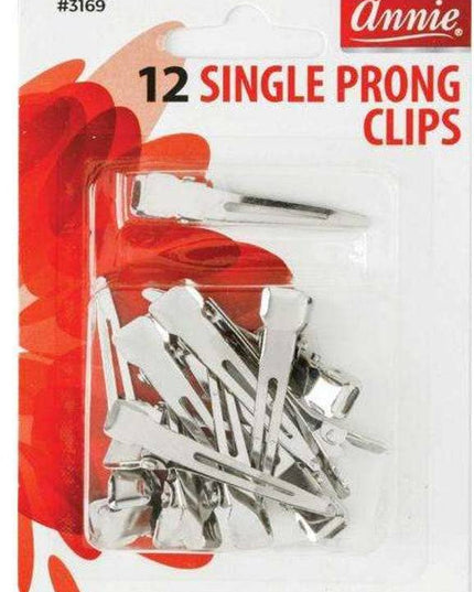 Annie 12Pc Single Prong Clips