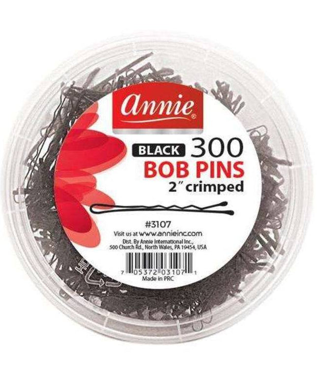 Annie 300Pc Black Bob Pins 2"