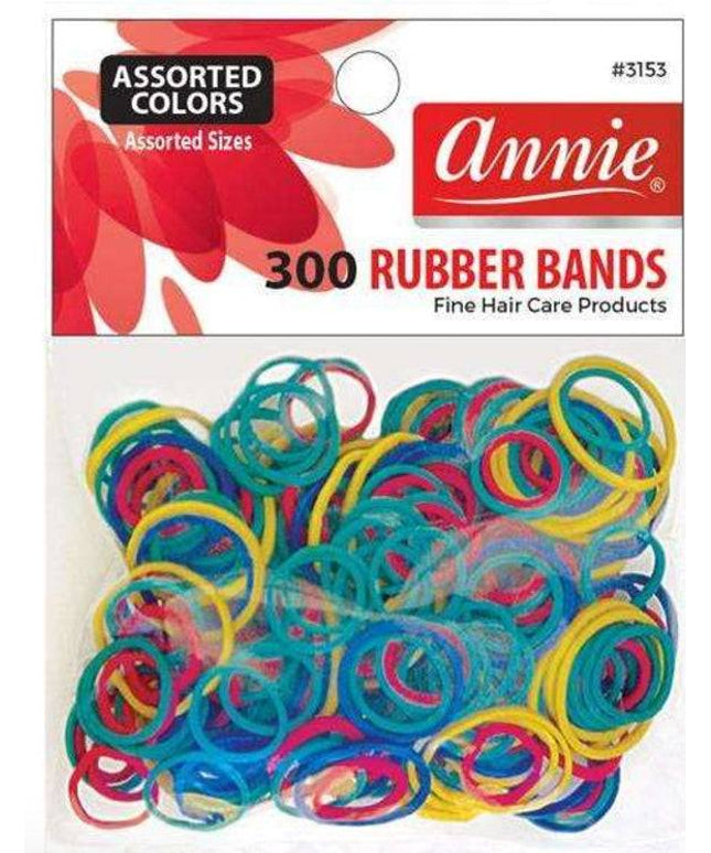 Annie 300Pc Rubber Bands Assort Color