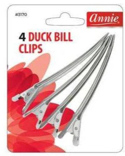 Annie 4Pc Duck Bill Clips
