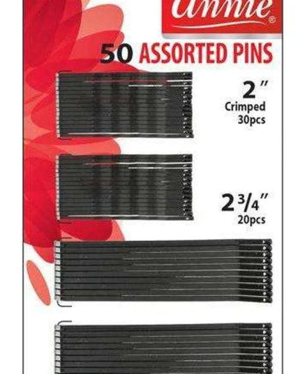 Annie 50Pc Assort Pins 2" And 2 3/4"