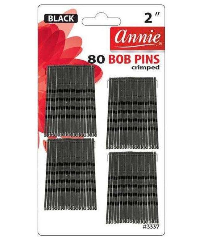 Annie 80 Bob Pins Crimped 2"