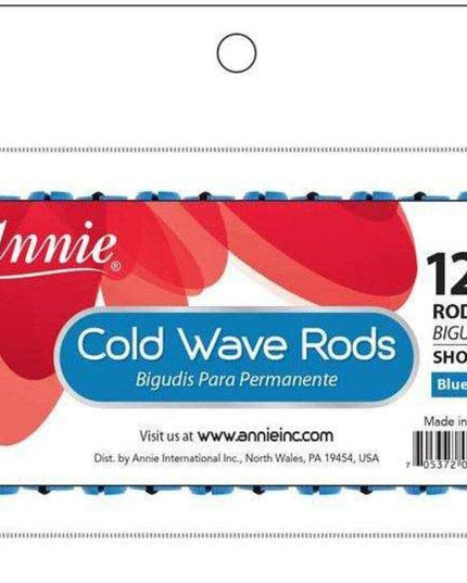 Annie Cold Wave Rods Short 12Pc Blue