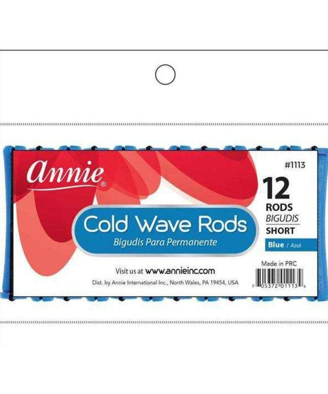 Annie Cold Wave Rods Short 12Pc Blue