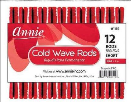 Annie Cold Wave Rods Short 12Pc Red