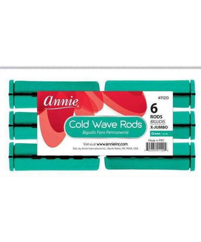 Annie Cold Wave Rods X-Jumbo 6Pc Green